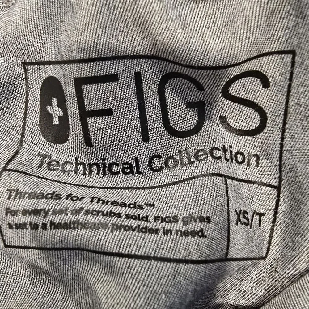 FIGS Pants Technical Collection‎ Kade Cargo Scrub Gray Womens XS/T .E132